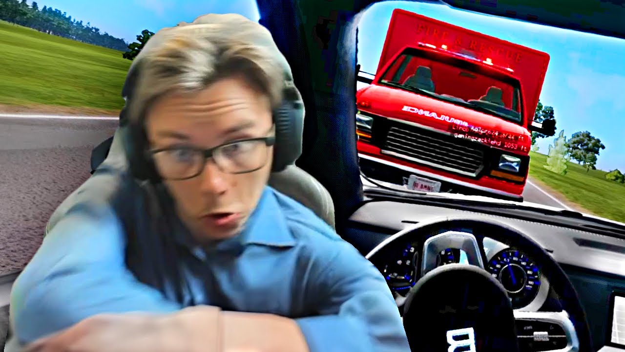 BeamNG, но твой отец — безрассудный водитель.