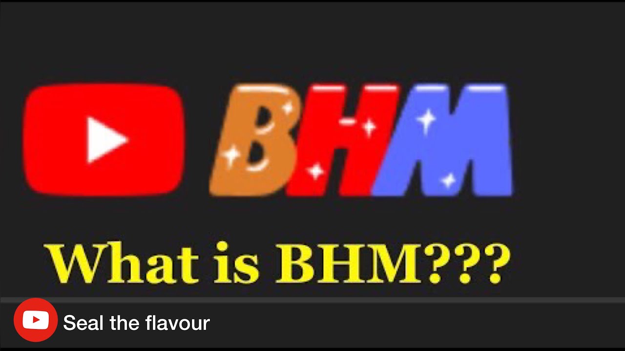 What is BHM next to the youtube logo | what is bhm | #bhm | #shorts