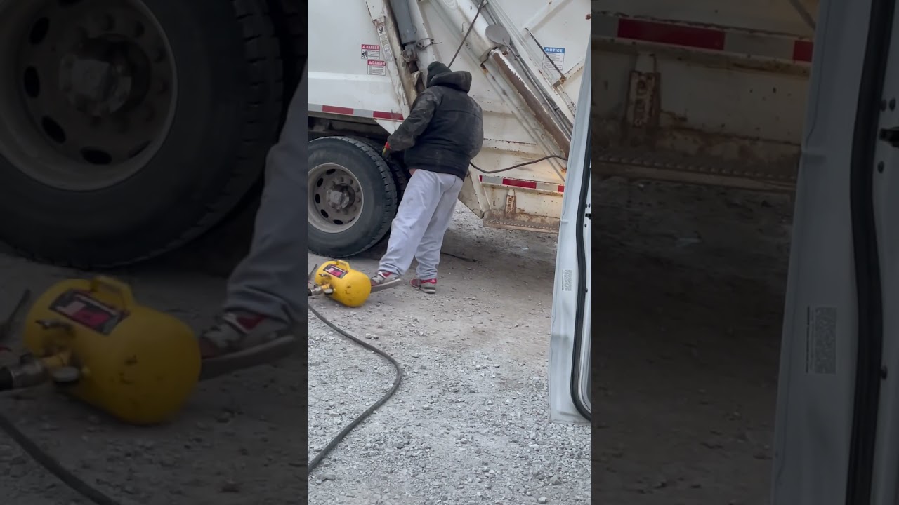 Plumbers crack and a tire change