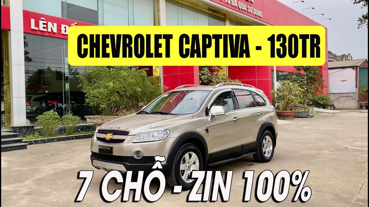 Chevrolet Captiva: 7 Chỗ - Giá Rẻ - Gầm Cao, xe đẹp Zin tuyệt đối! #7chogiare #otocu #otoanhly
