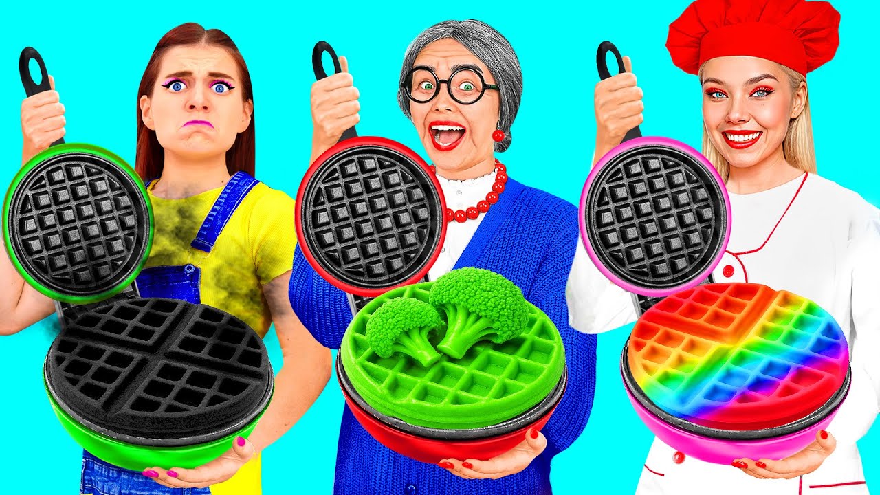 Кулинарный Челлендж: Я против Бабушки | Удивительные Кулинарные Лайфхаки от Crazy DO