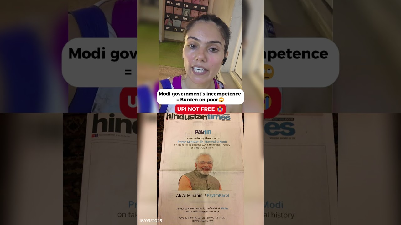 UPI Ab Free Nahi? ₹2000+ Payment Par 0.4% MDR | Modi Govt Par Bade Sawaal