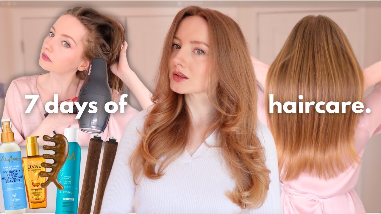7 days of haircare | Overnight blow out & blow dry straightening