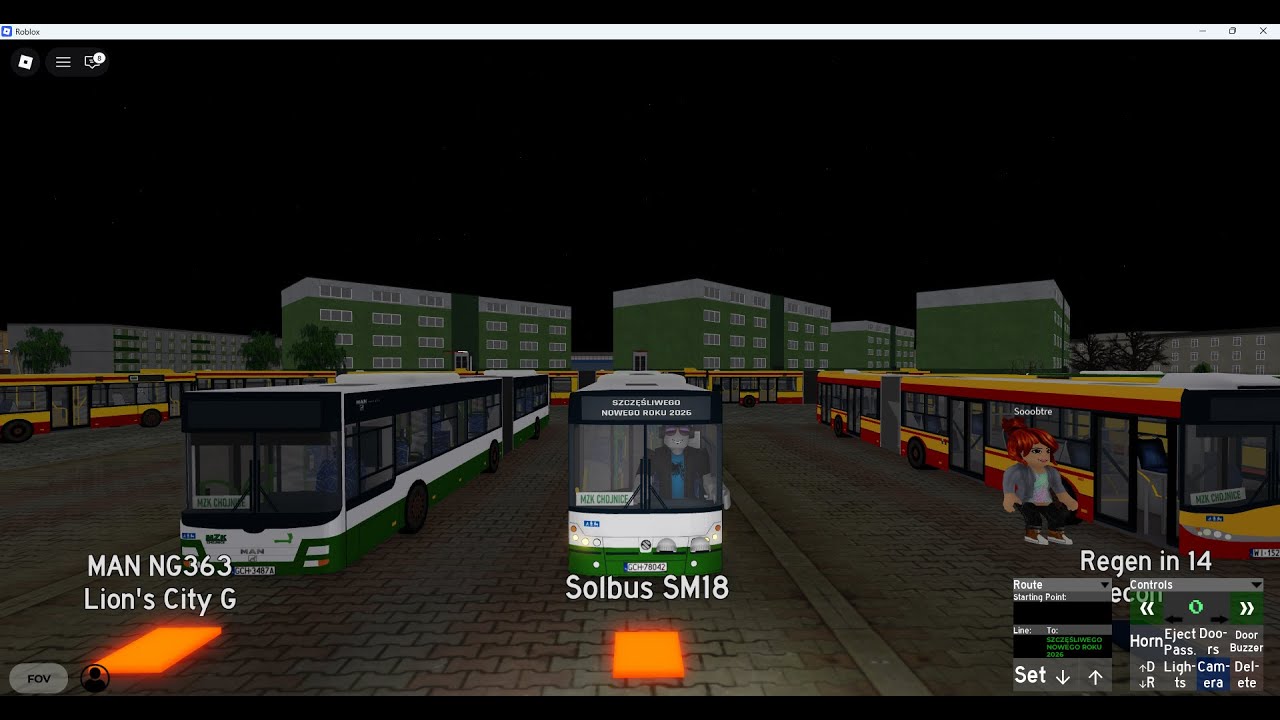 Linia S1, S2 i S3 - Solbus SM18 ( MZK Chojnice ) - Roblox 