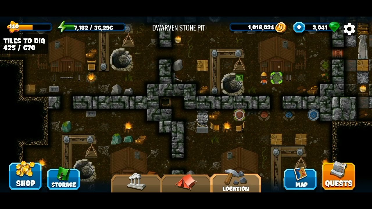 Dwarven Stone Pit - Scandinavia Quest 2 Diggy's adventure