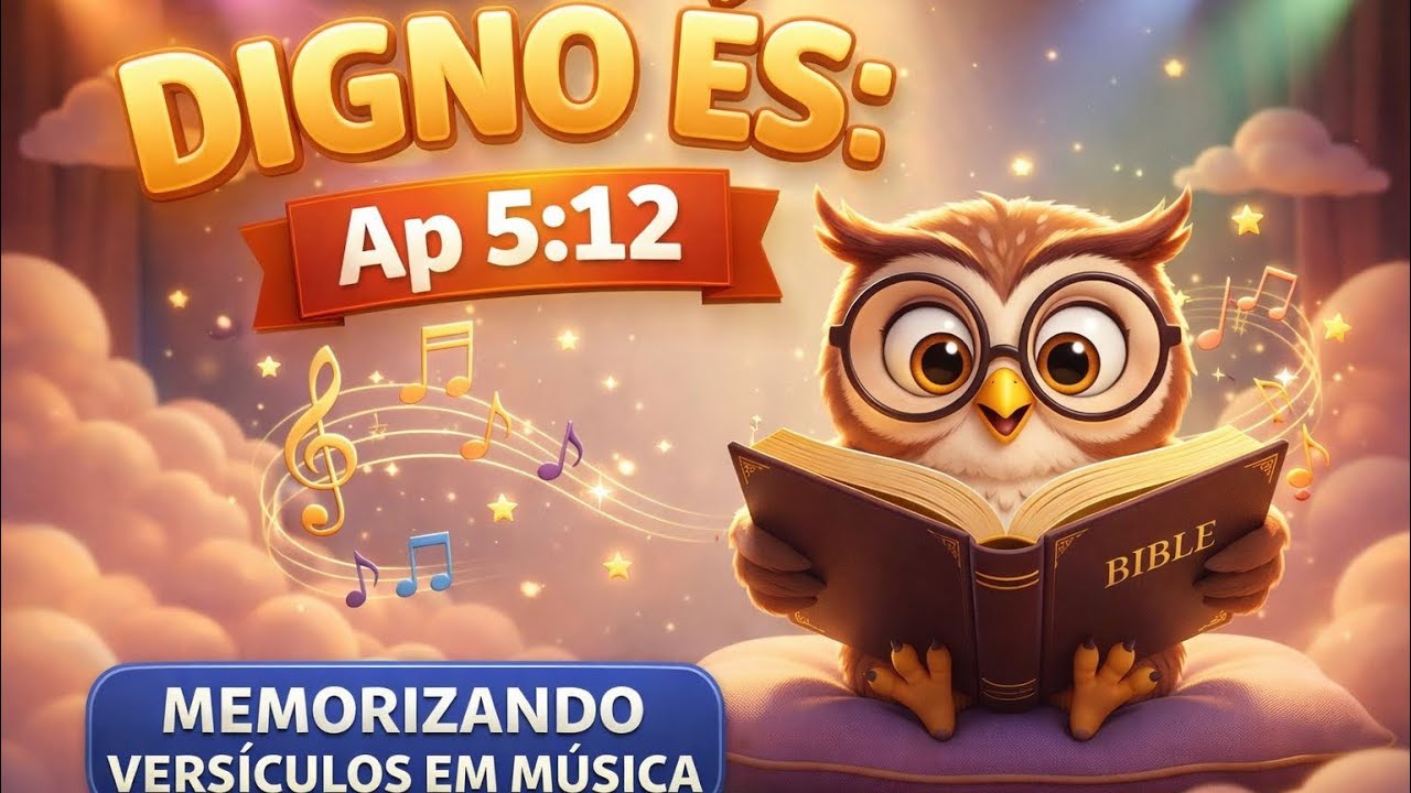 DIGNO É O CORDEIRO! | Versículo Cantado | Apocalipse 5:12 — Sabedoria Kids