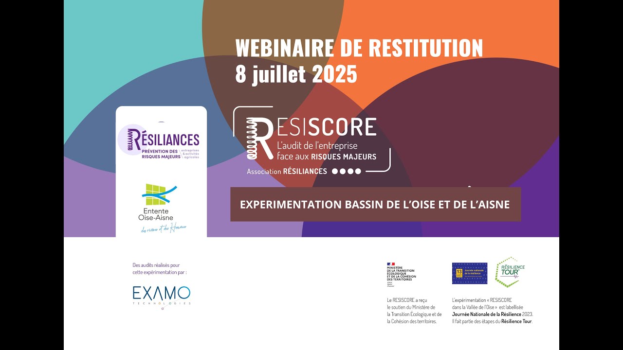 Entreprises : évaluez votre préparation face aux risques majeurs ! Webinaire de restitution.