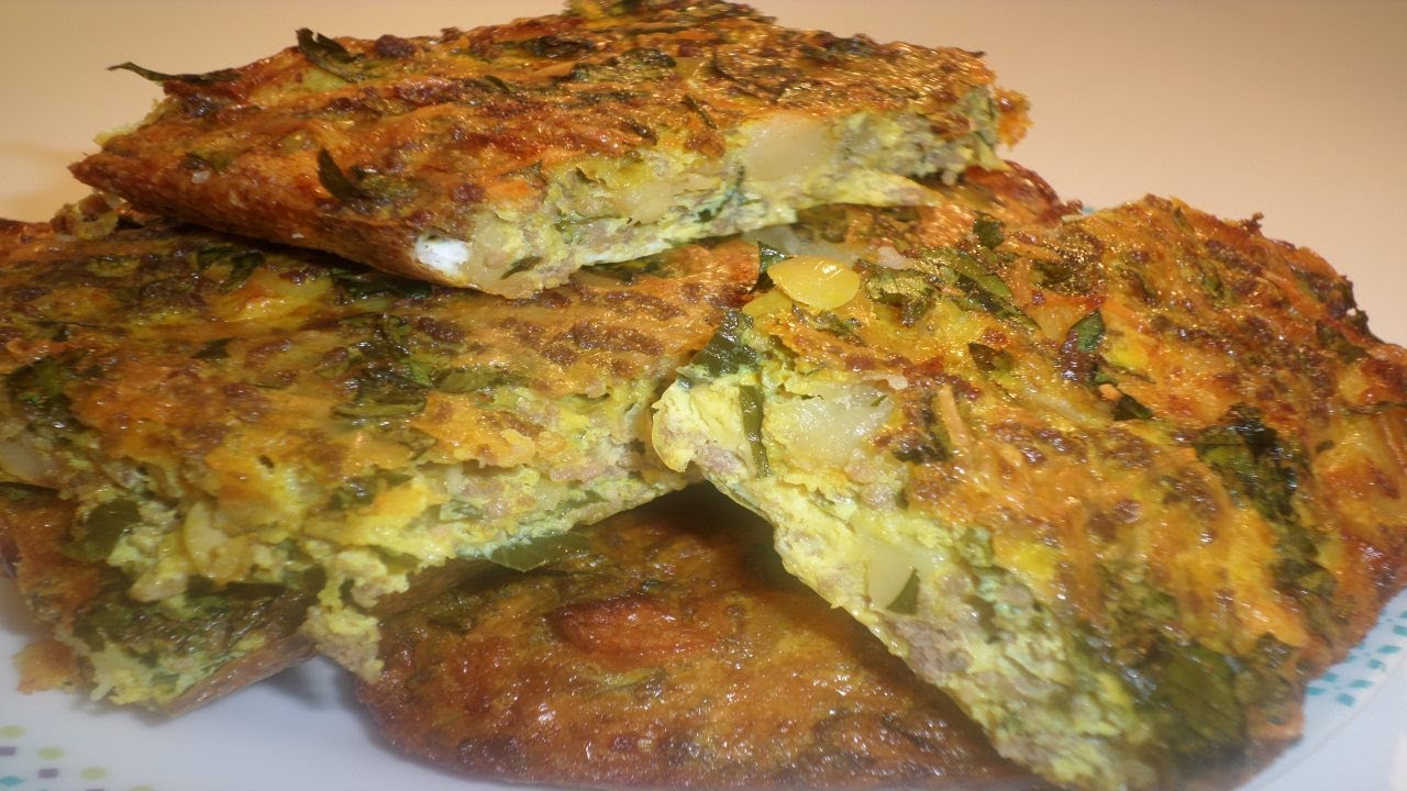 tajine tunisien à la viande hachée -  طاجين تونسي باللحم المفروم
