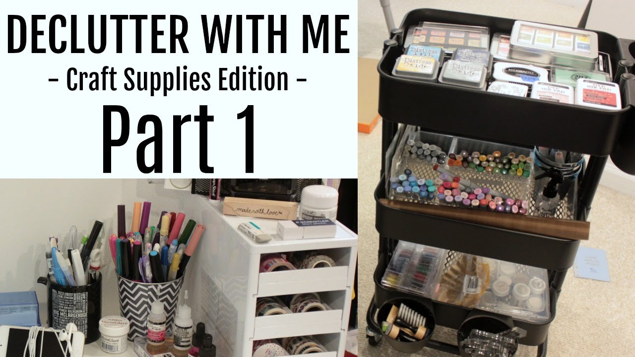 Craft Room Declutter Part 1 | Eyes On Allison