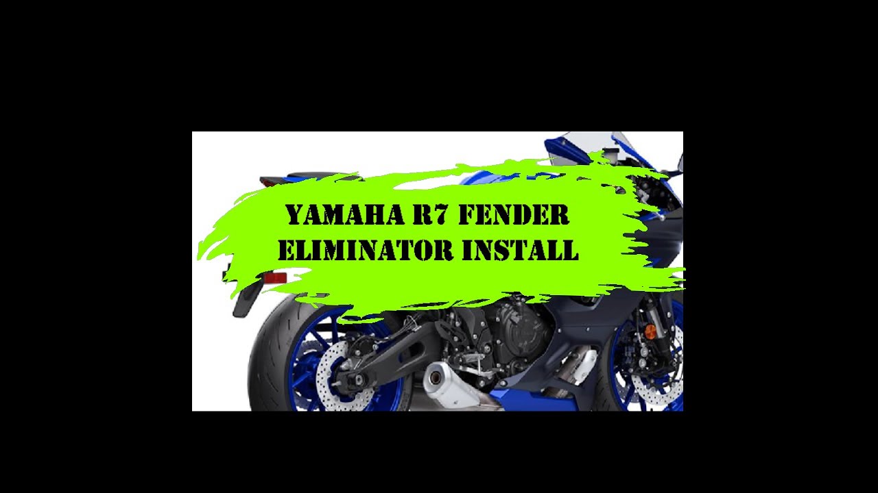 Yamaha R7 Fender Eliminator Installation - New Rage Cycles