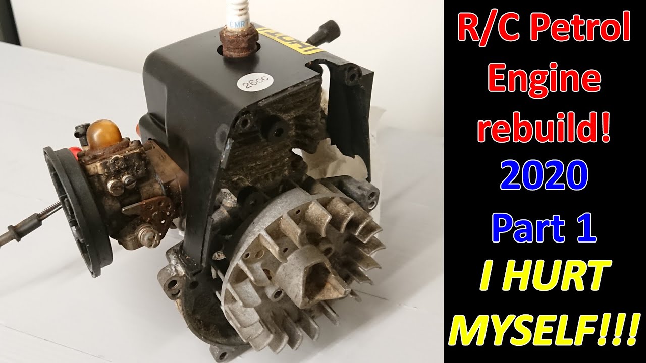 RC Baja 5b SS Engine Rebuild 2020 - Teardown. CY Fuelie. (Part 1) HPI, KM, Rovan.