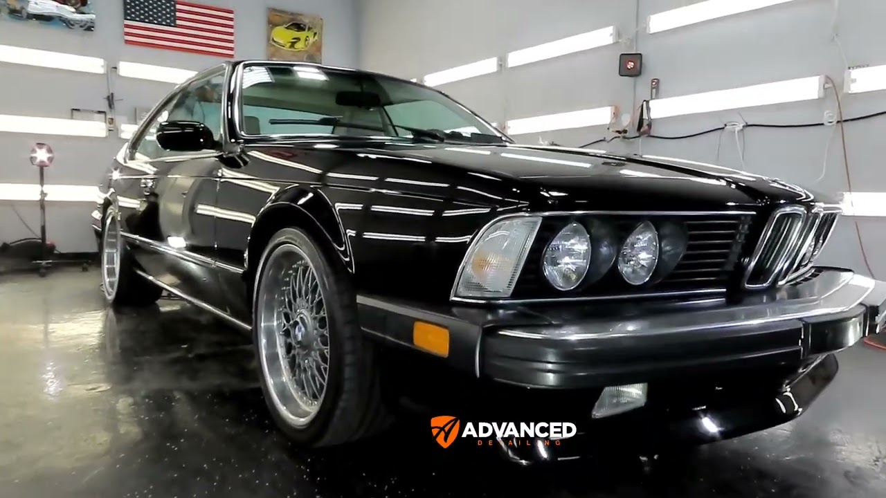 1987  BMW M6 E24 / Paint corrected, before and after.