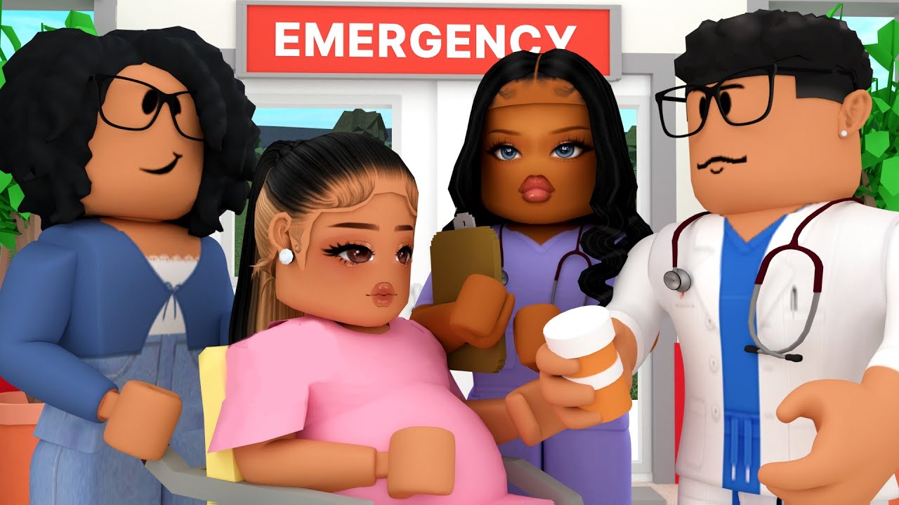 COMING HOME FROM THE HOSPITAL!! *MY MOTHER IN LAW STAYS OVER?!* | Bloxburg Family Roleplay