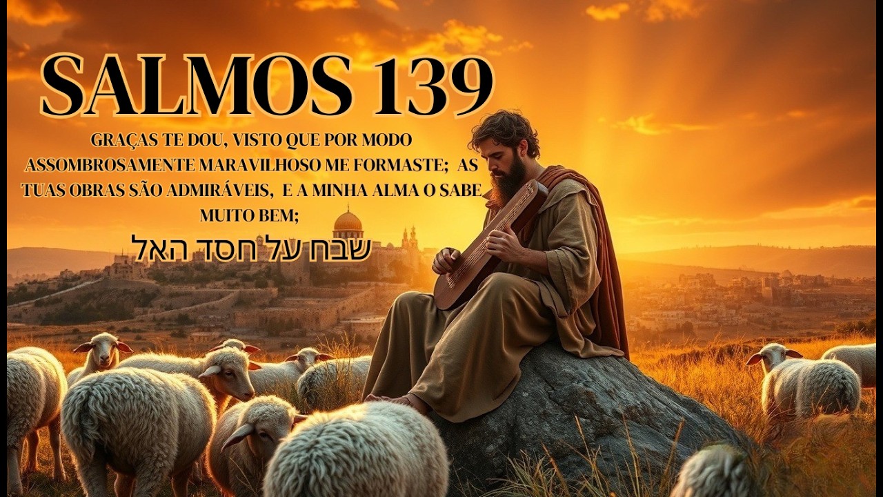🎶 Assim foi o culto do Rei Davi com o Salmo 139 | Música que cura a alma