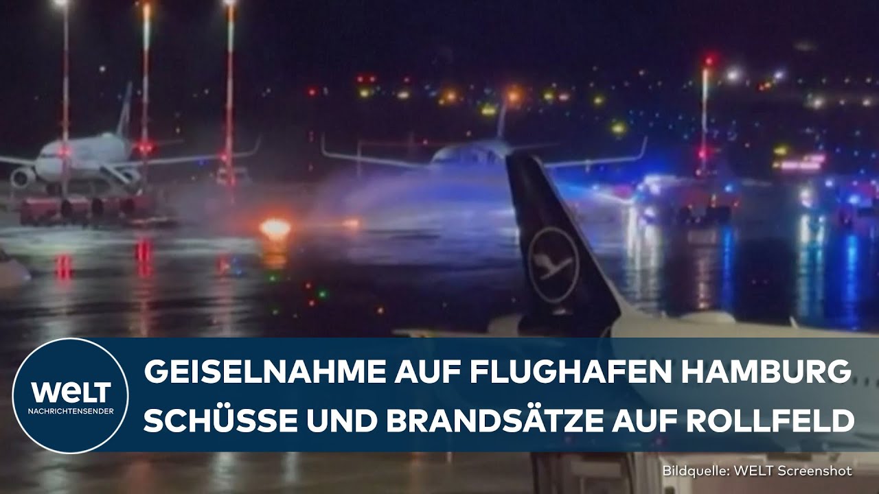 HAMBURG: Schüsse und Brandsätze auf Flughafen! Geiselnahme! Polizei riegelt Gelände ab