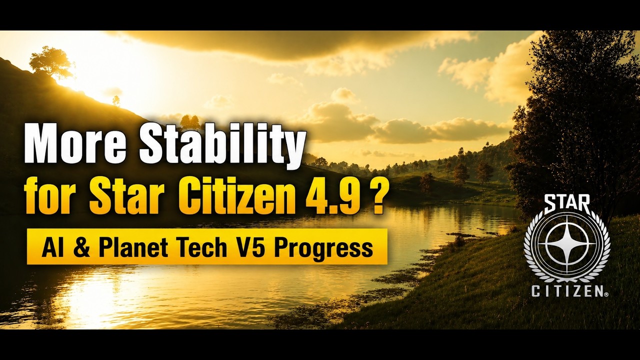 Will Star Citizen 4.9 be MORE STABLE  ? AI Updates, Planet Tech V5 Making Progress & More
