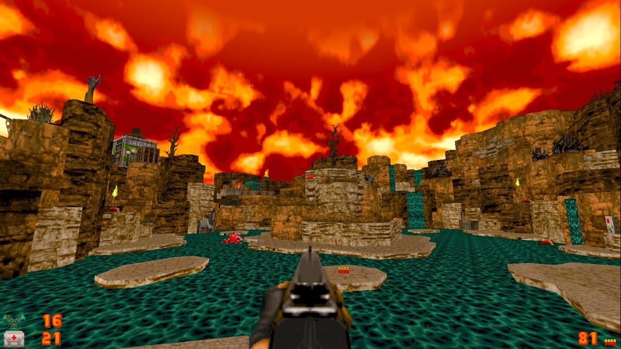 DOOM MOD Outposts of the Wasteland DBP68 By Doomer Boards Community 20 MAPS WAD OCT 2024 MAP 01