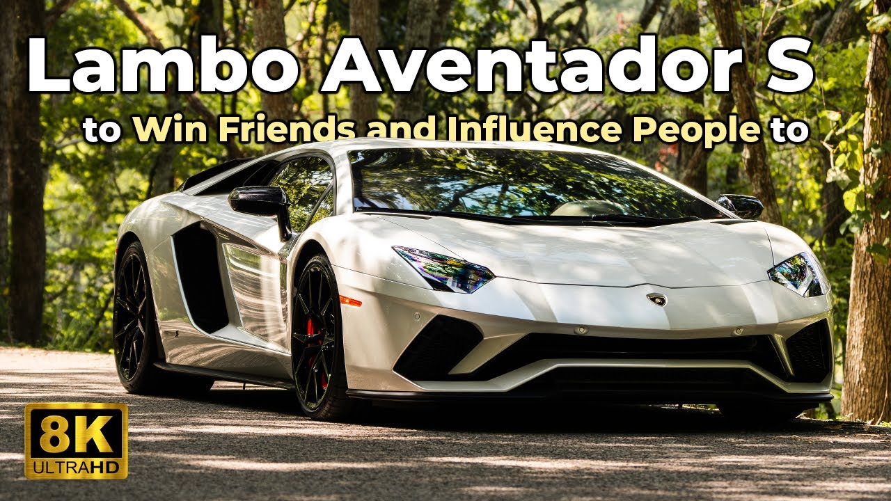 Lambo Aventador S to Win Friends and Influence People to | Relaxing 8K Video & 4K | Spools & Pulls