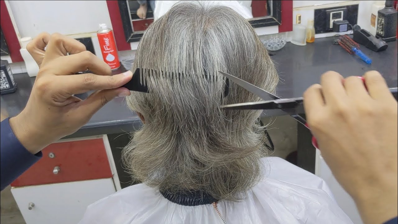 79 Year old Man/ 2 Year insane Hair Transformation With Scissors #alrayaanhairstudio