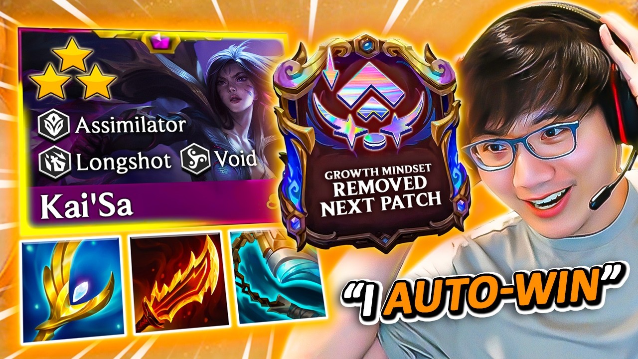 This Augment Was Too OP... Growth Mindset Carries Me to Victory (ft. Kaisa 3)