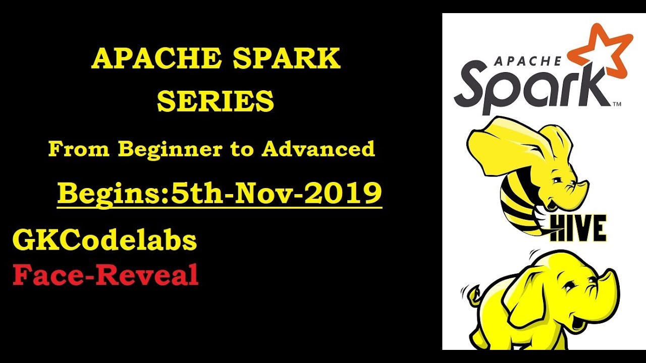 Apache Spark Series from A-Z | Announcement | GK Codelabs-Face-Reveal