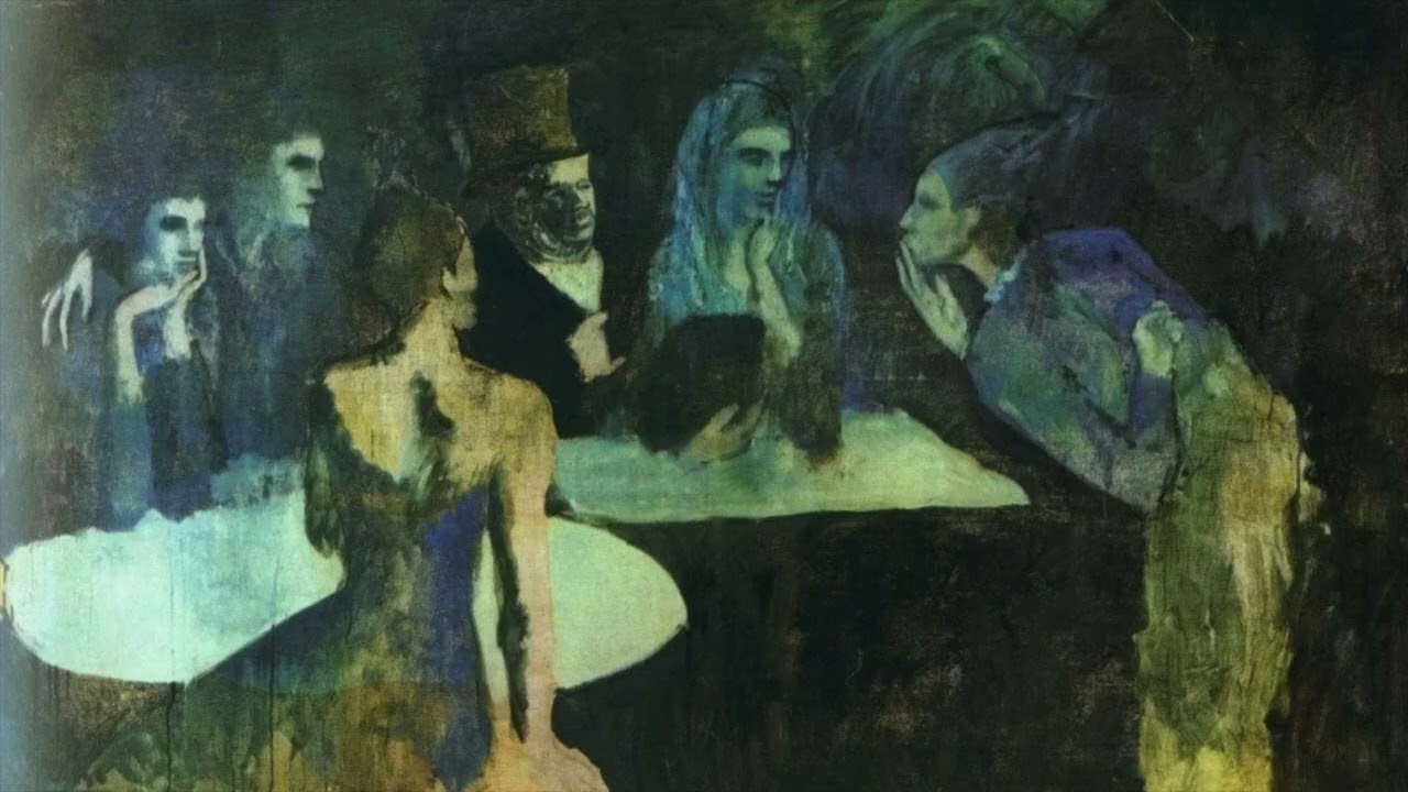 Pablo Picasso Les Noces de Pierrette The Marriage of Pierrette 4K Modern Painting TV Art Background