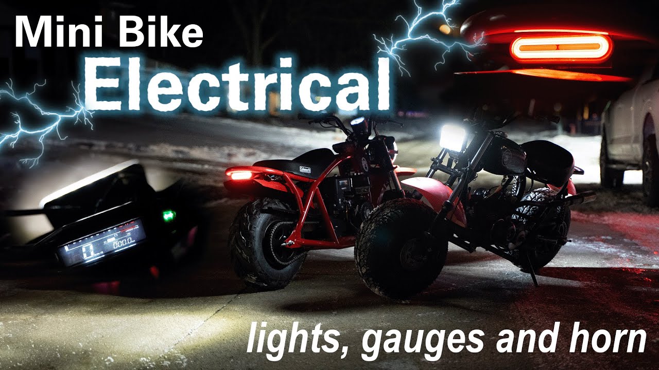 How to Wire a Mini Bike for Street Use (Lights, Gauges, Horn)