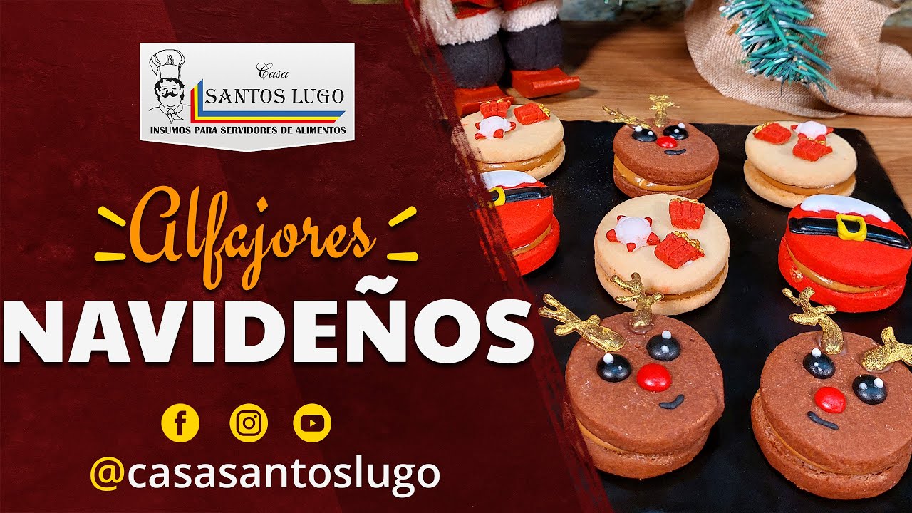 ALFAJORES NAVIDEÑOS 🎅🏻RECETA FÁCIL🎄