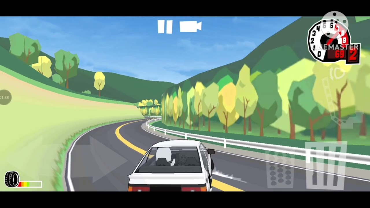 Drifting run on agaki 