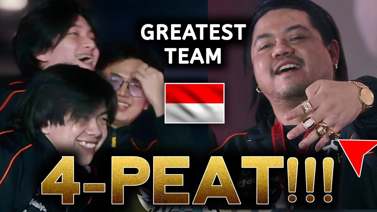 4-PEAT! FNATIC ONIC только что стали «Лучшей командой MPL ID» после победы над EVOS Glory в финале.