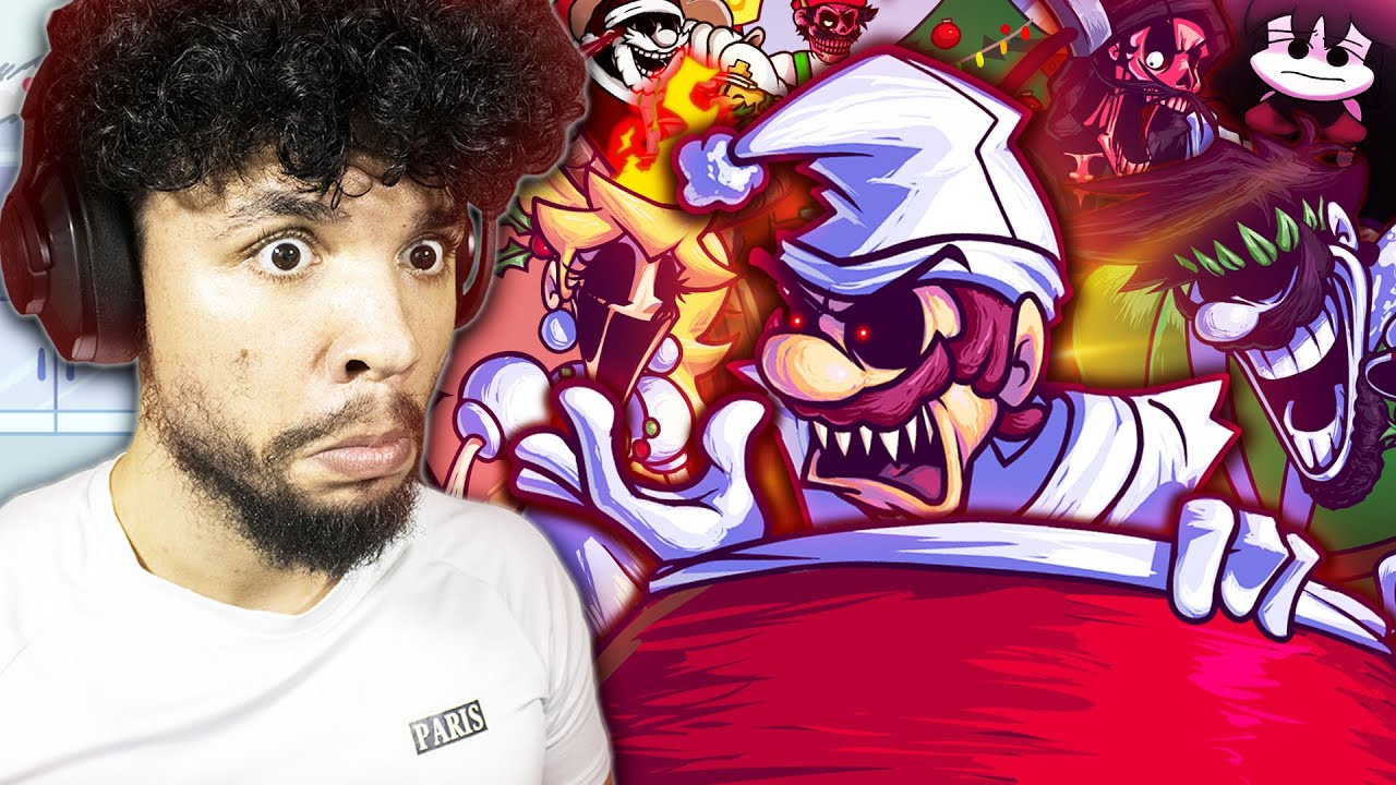 Le RETOUR de MARIO'S MADNESS ? | FNF Mario's Madness + Mario Monday Night Massacre [ MOD NOËL ]