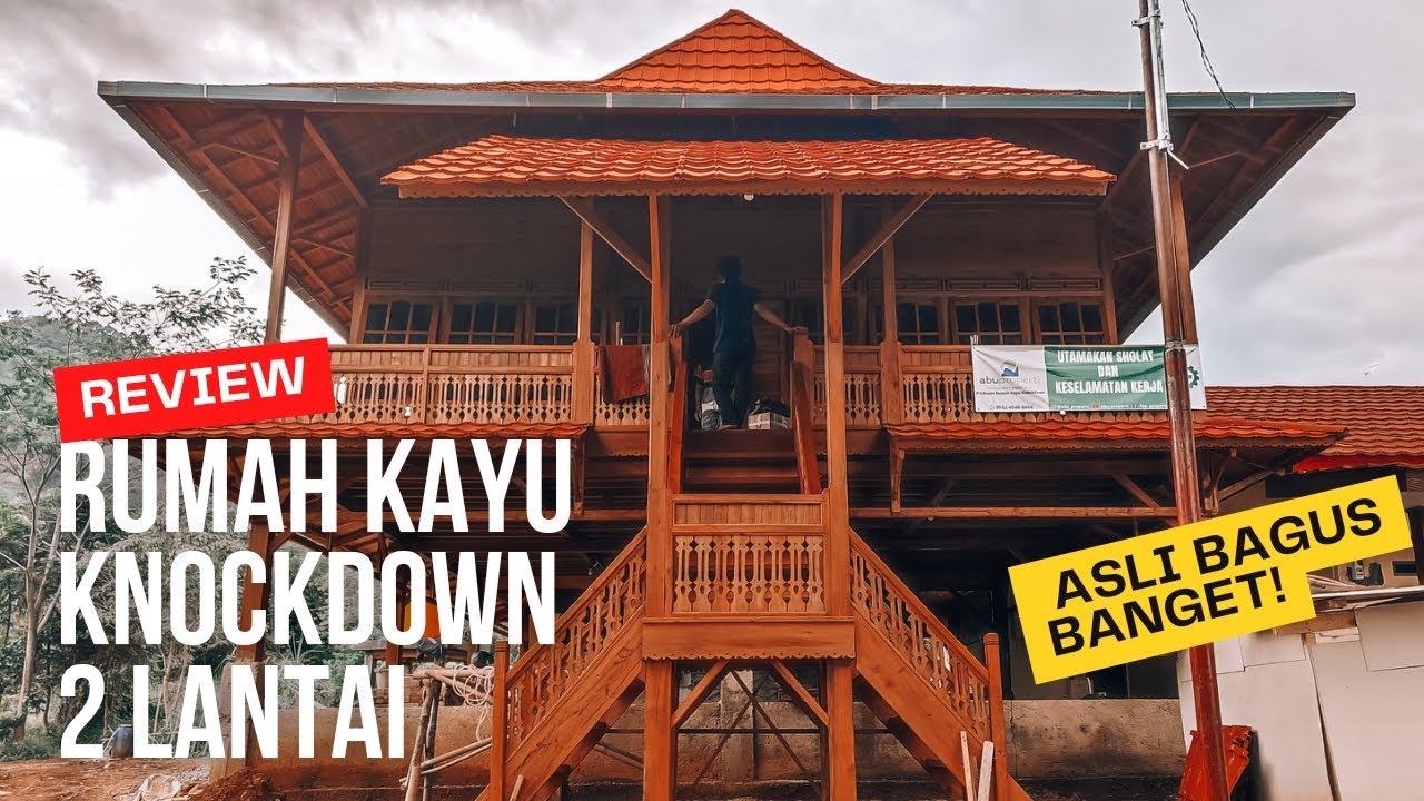 Rumah Kayu 2 Lantai Untuk Pesantren Tahfiz Qur'an