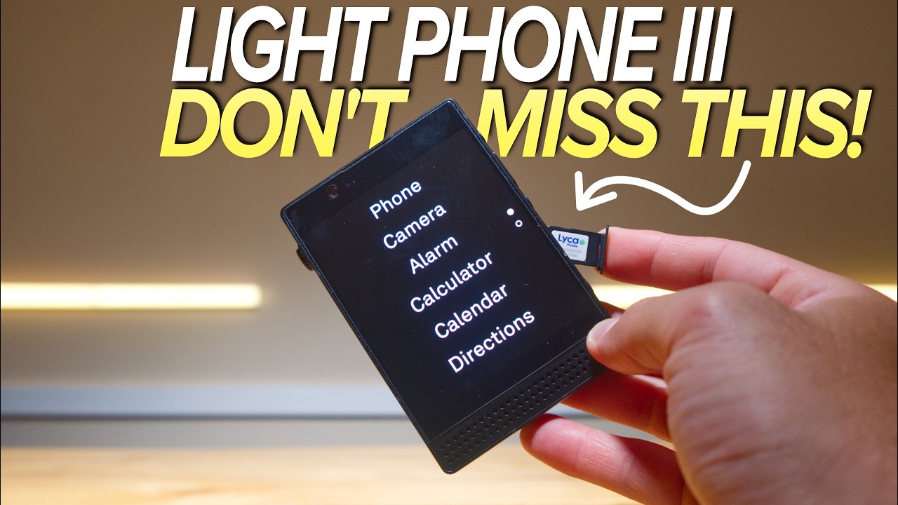 ПРЕДУПРЕЖДЕНИЕ для новых пользователей Light Phone 3 | Настройка Light Phone