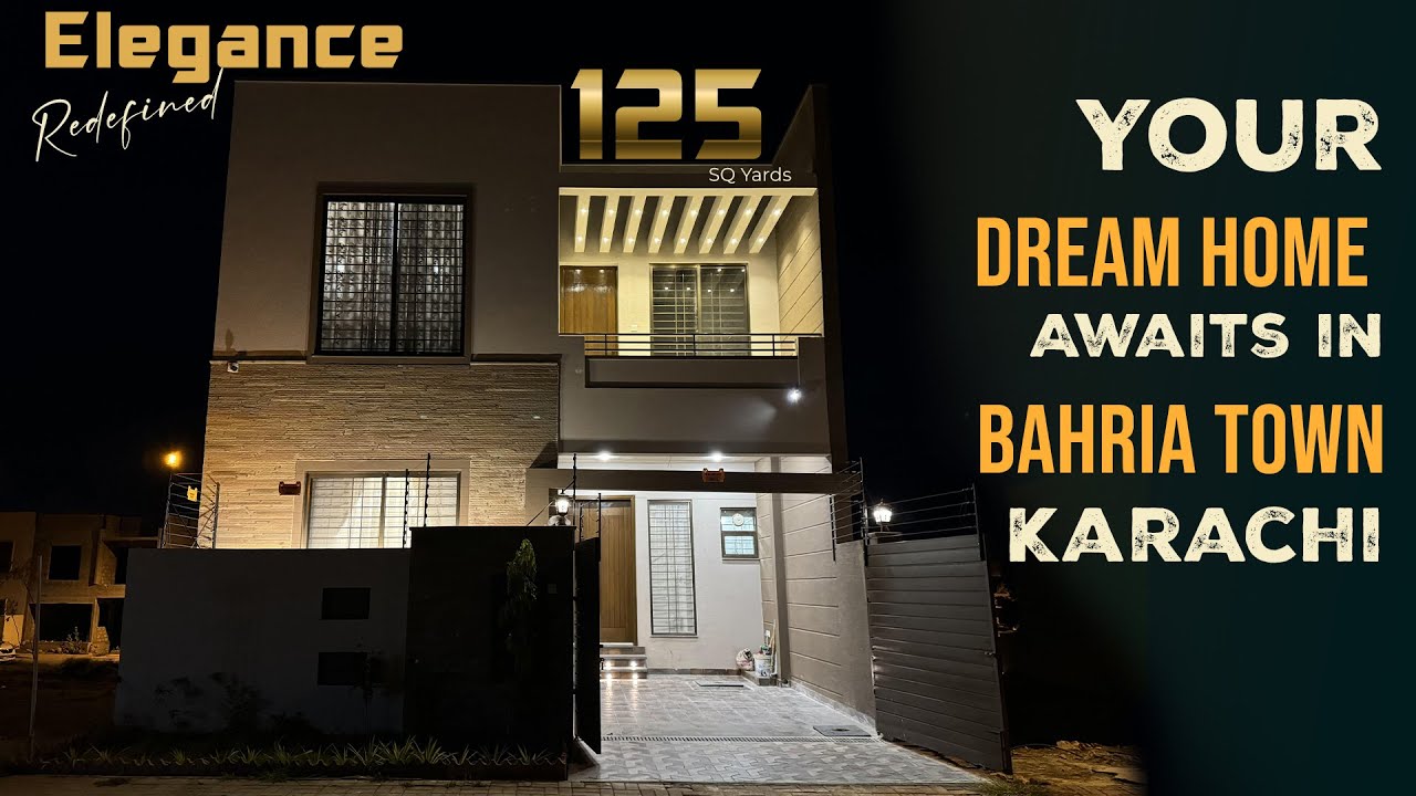Inside a 125 SQ Yards  Villa | Elegance Redefined | Dream Home Bahria Town Karachi.