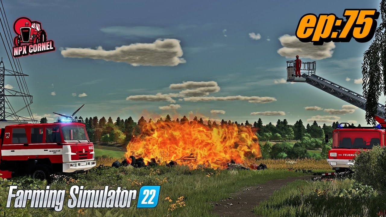 #fs22 Roleplay Romania /A luat foc terenul lui Nea Traian/ep:75