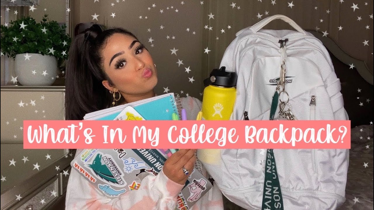 What’s In My College Backpack 2020