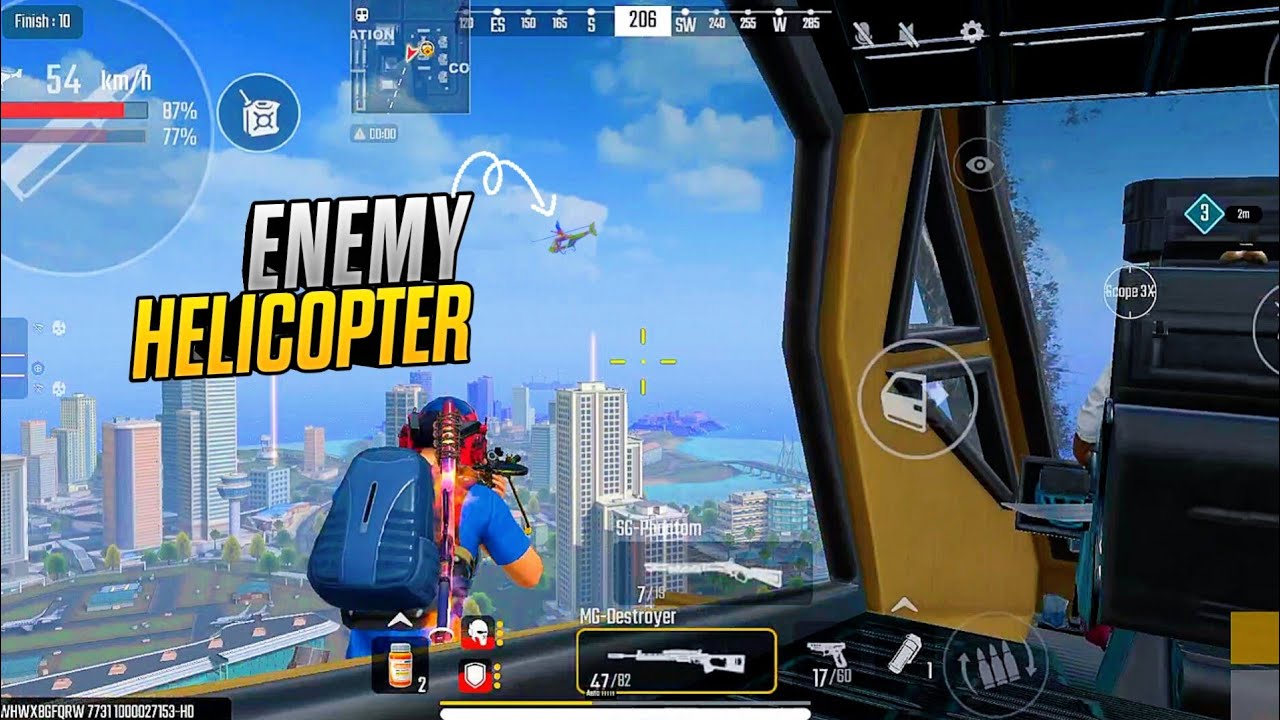 Craziest Helicopter Fight in Scarfall 2.0 Mumbai map New Gameplay 🥵 !!