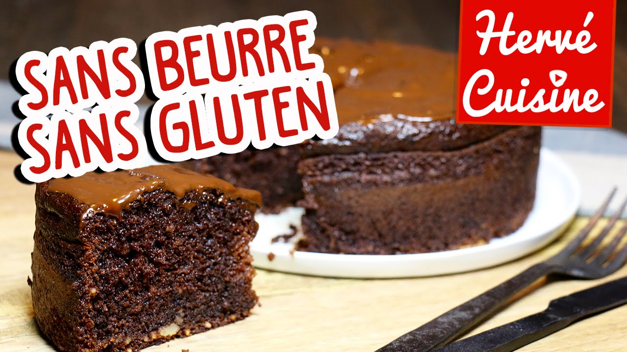 Recette gâteau MOELLEUX CHOCOLAT sans beurre et sans gluten