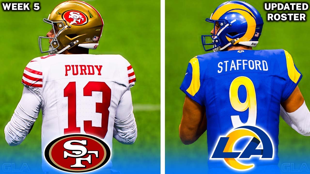 49ers vs. Rams | Week 5 Simulation | 2025 - 2026 Updated Rosters | Madden 25 PS5