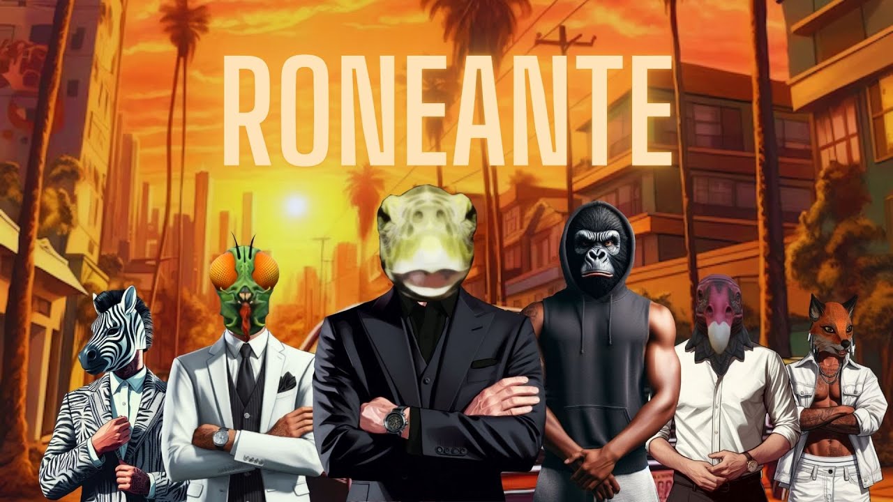 Roneante - Lion kxng x Sr Tortuga x Milo J x Trueno  IA (VIDEO LYRICS ) PROD.LK