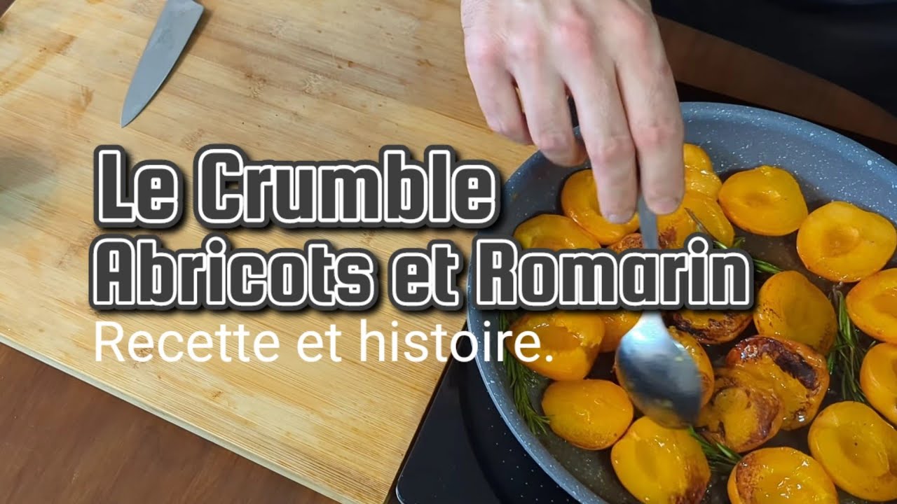 Le Crumble Abricots et Romarin 🥧