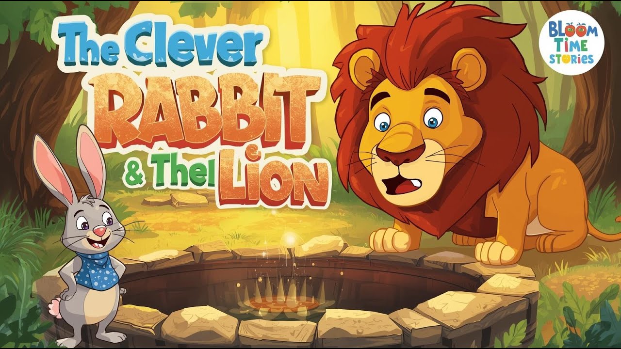 The Clever Rabbit and the Lion | Kids Bedtime Story | Moral Stories #moralstories #englishstories