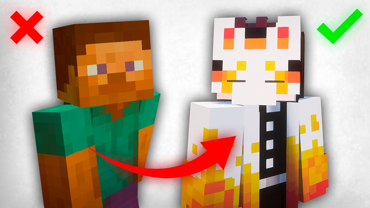 Como Fazer uma SKIN PERSONALIZADA Para o Seu Minecraft (Java e Bedrock)
