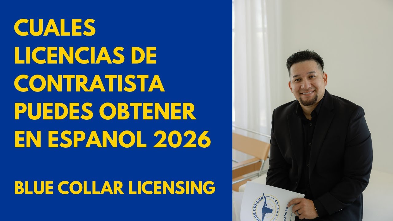 ¿Qué Exámenes de Licencia de Contratista Puedes Tomar en Español en California? (CSLB 2026)