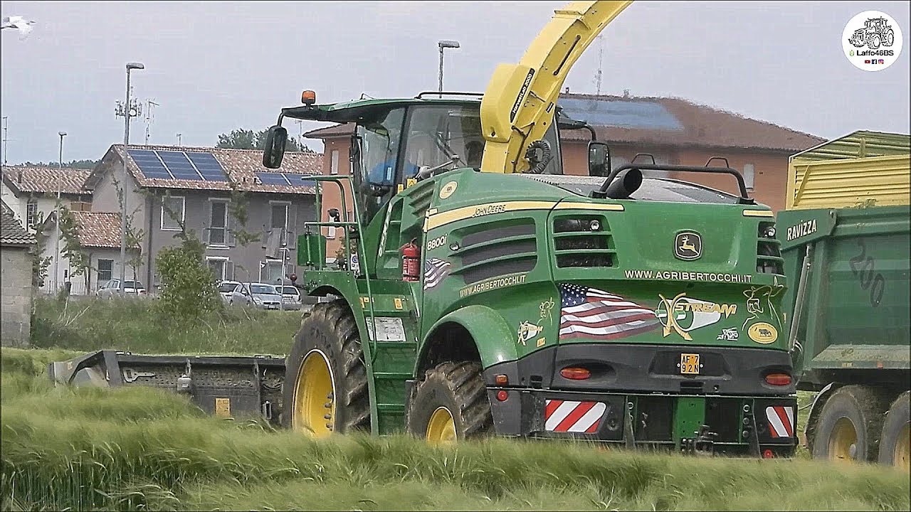 JD 8800i XStream + DOMAI MPD 612 - Agromeccanica Negroni - Barley silage 2019