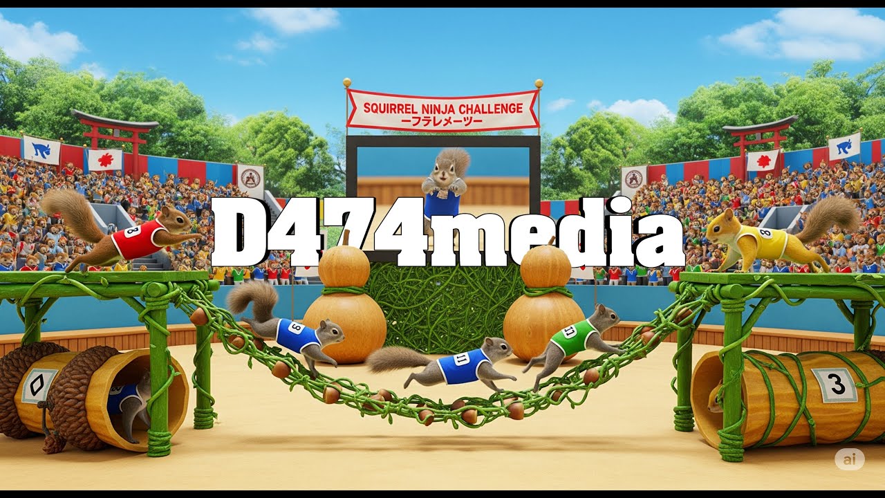 Squirrel Ninja Warrior! | D474media