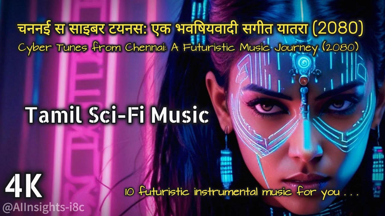 ✨🤖⚡CYBER CHENNAI 2080: A Futuristic Tamil Electronic Music Experience (AI Album) Vol.1