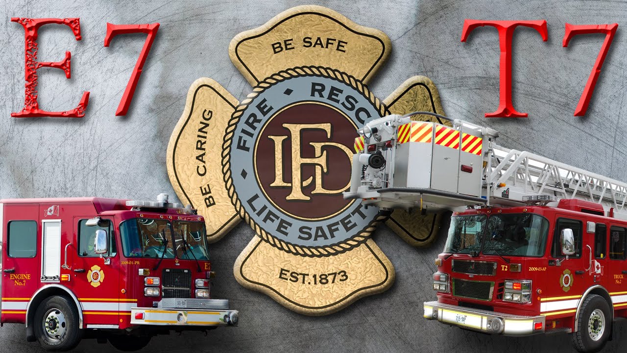 London Fire - E7 & T7 Responding