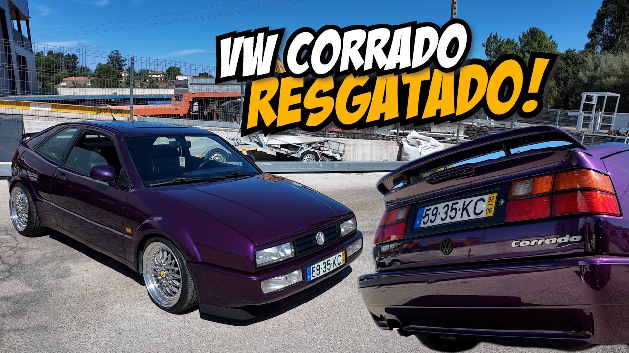 VOC&Ecirc; N&Atilde;O VAI ACREDITAR NISSO! VW CORRADO MAIS TOP QUE J&Aacute; GRAVEI - ESTAVA ABANDONADO CHEIO DE RATO