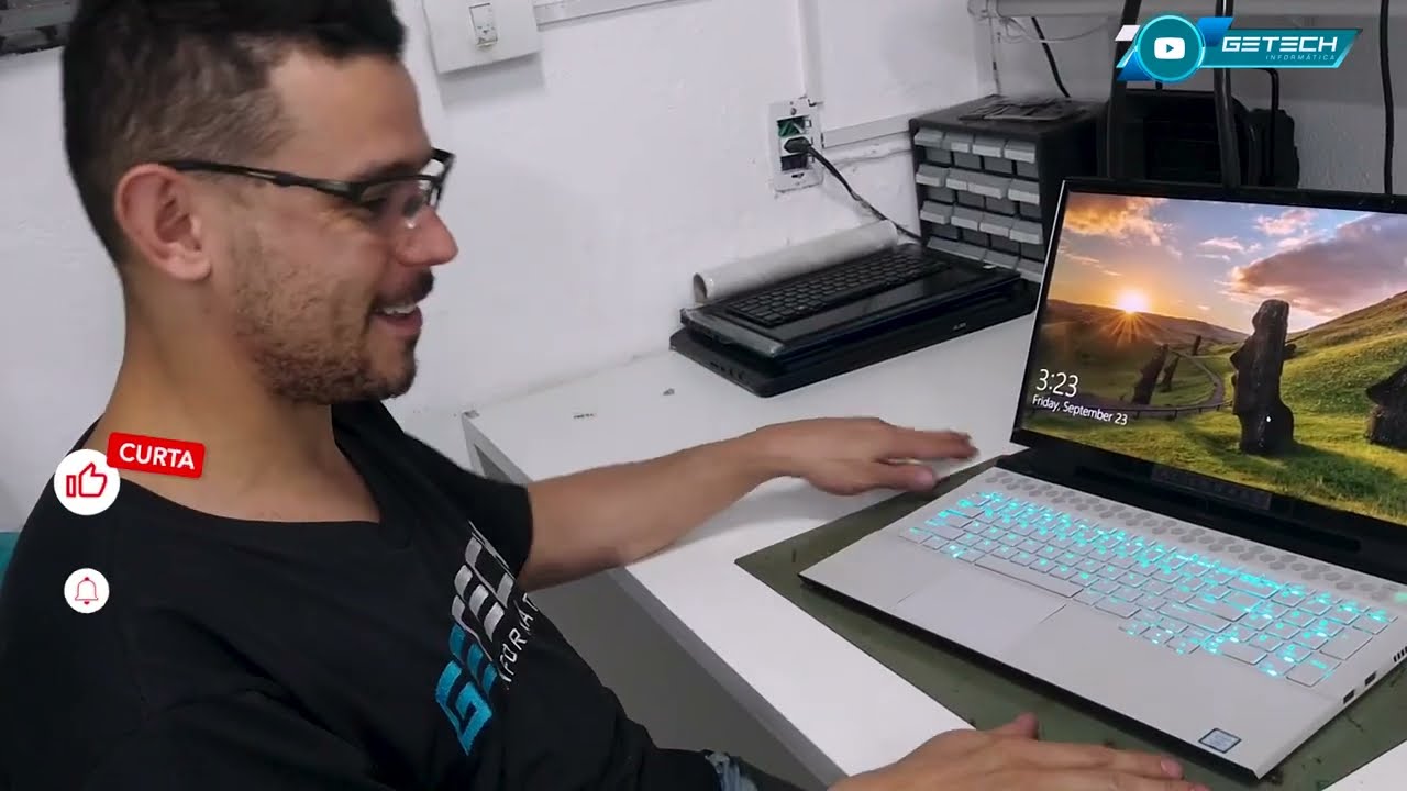 Notebook Gamer Alienware cliente molhou e parou de ligar, felizmente Getech Bras&iacute;lia CONSERTOU!